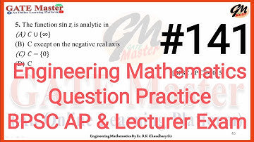 #141 Daily Question Practice of Engineering Mathematics for BPSC  Lecturer, Assistant Professor Exam