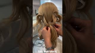 HOW TO BRAID WITH STRING !! #tutorial #hairstyle #hairdo #party