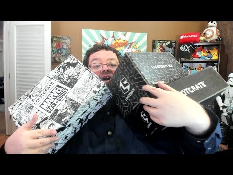 ALL MY FAVORITE LOOT CRATES! Lootcrate DX, Lootcrate, and Marvel Gear and Goods