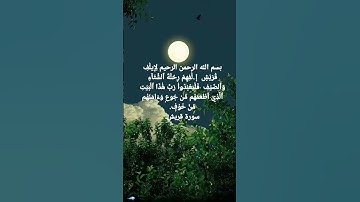 سورة قريش بصوت اسلام صبحي ♥️