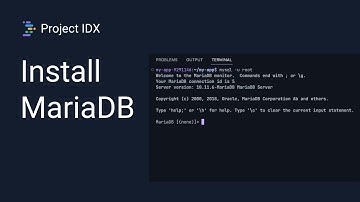 How to Install MariaDB on Project IDX