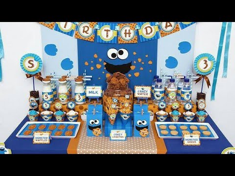 Cookie Monster Themed Party Favors DIY UNDER $15 Dollar Tree 