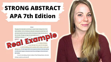 Does APA 7th Edition require an abstract?