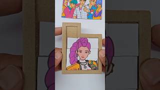 K-pop DEMONHUNTER ルミの段ボールパズルゲーム #kpopdemonhunters screenshot 1