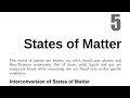 revision notes ncert : States of matter - solid liquid gas #chemistryclass11