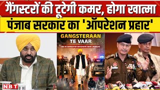 Punjab म शर गगसटर त वर, 72 घट क Operation Prahar स अपरध क खतम Cm Mann Nbt