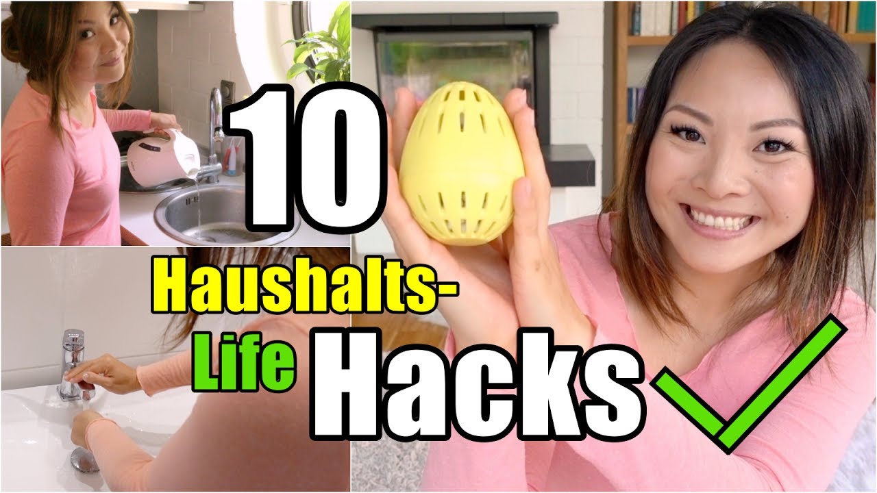 10 LIFE HACKS die deinen Alltag erleichtern! Tipps & Tricks für Haushalt +  Putzen | Mamiseelen - YouTube