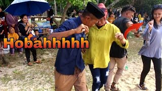 MAGINTA lomba joget  pantai || dapat goyangnya dapat juga uangnya