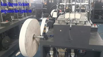 High Speed paper cup machine test 120ML cups 80 pcs each min for Bangladesh client