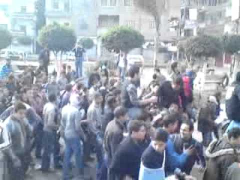 مظاهره مدرسه على مبارك الثانويه بنين بدكرنس