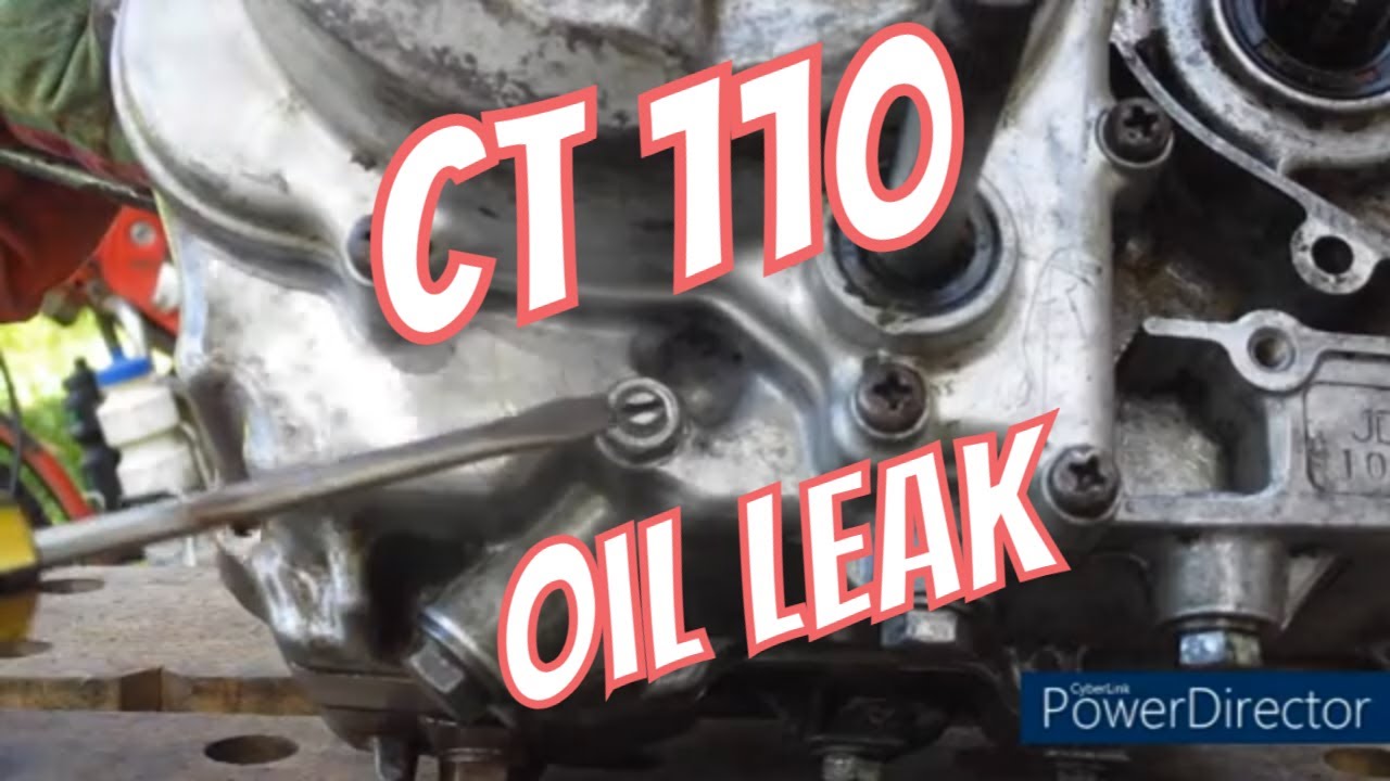 Honda CT 110 - How To Stop An Oil Leak - YouTube