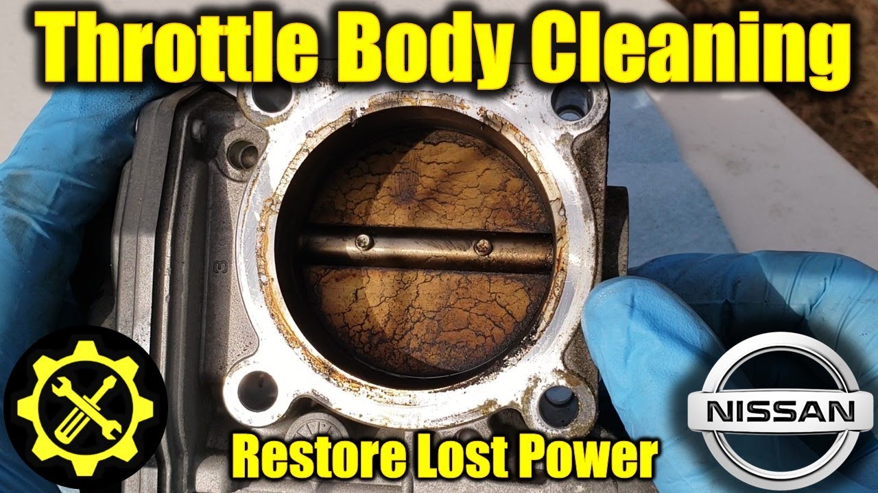 Nissan 2.5 Liter (QR25DE) Throttle Body - Full Cleaning Guide! - YouTube