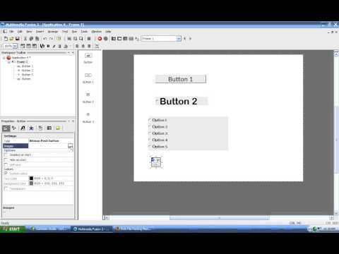 MMF2 Video Tutorial 11 - Bitmap Push Button