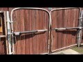 E8 300mm Dual Swing Gate Opener Installation