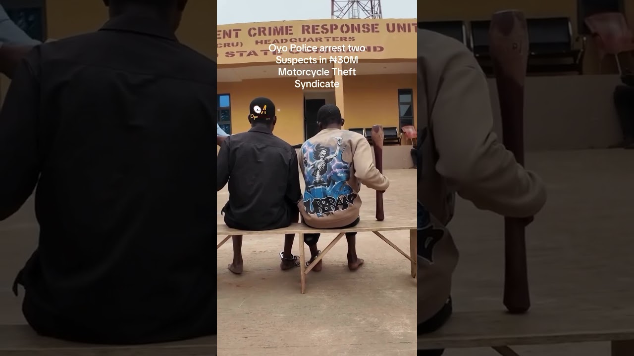Oyo Police arrest two Suspects in ₦30M Motorcycle Theft Syndicate