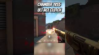 Valorant Chamber 1vs5 Ult Ace Clutch in Breeze #valorantclutchmoments #valorant