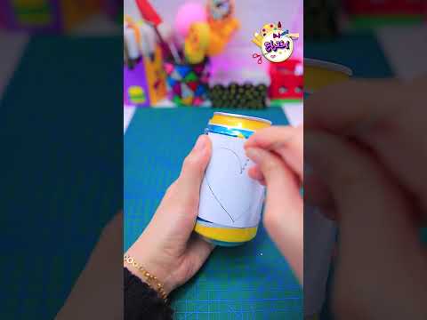 فكره جميله من علب الكانز اختراع       