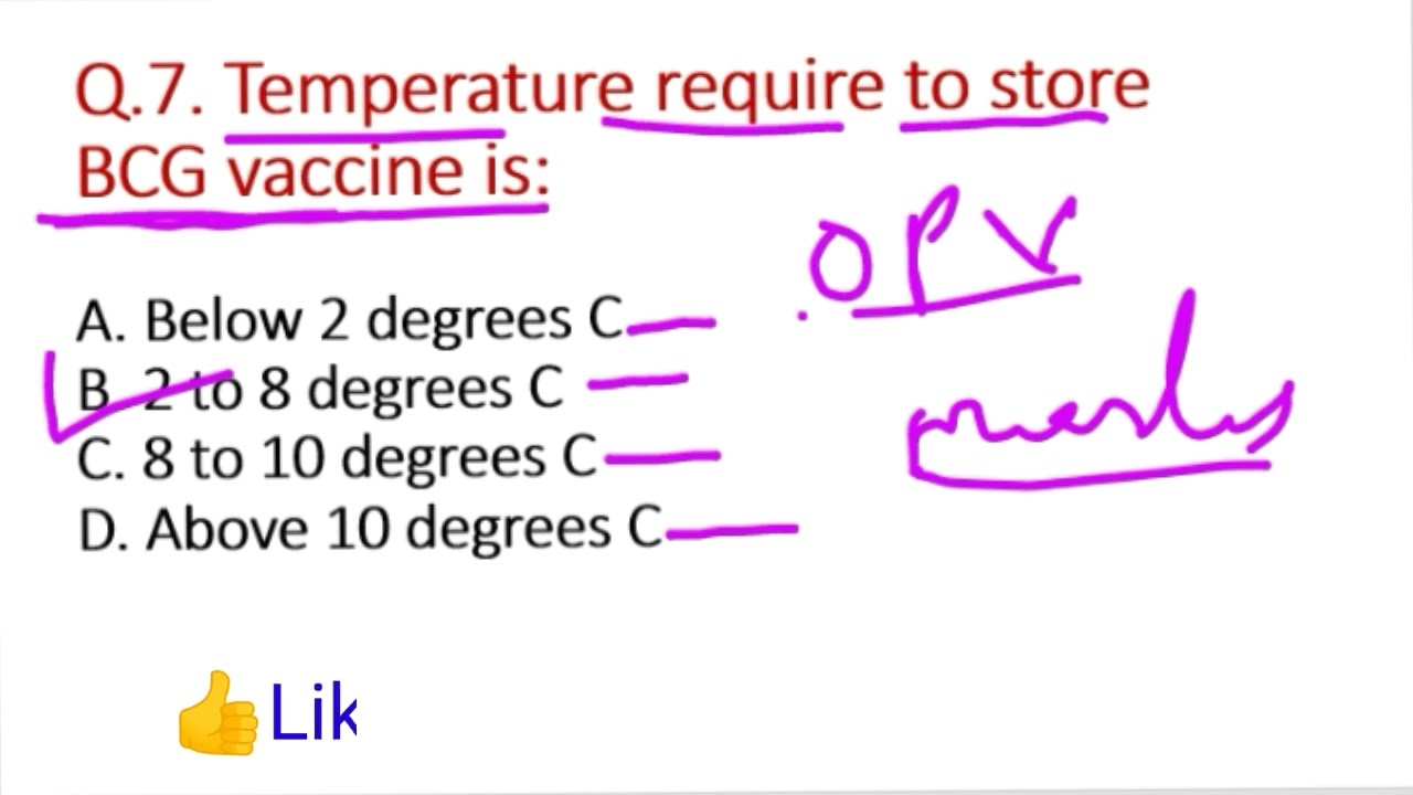 Community health Nursing MCQ, Cold Chain MCQ, 