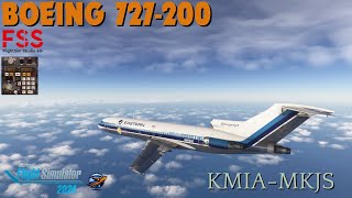 MSFS 2024 | FlightSim Studios 727-200 Passenger | 1976 Eastern Airlines | KMIA-MKJS| #msfs2024