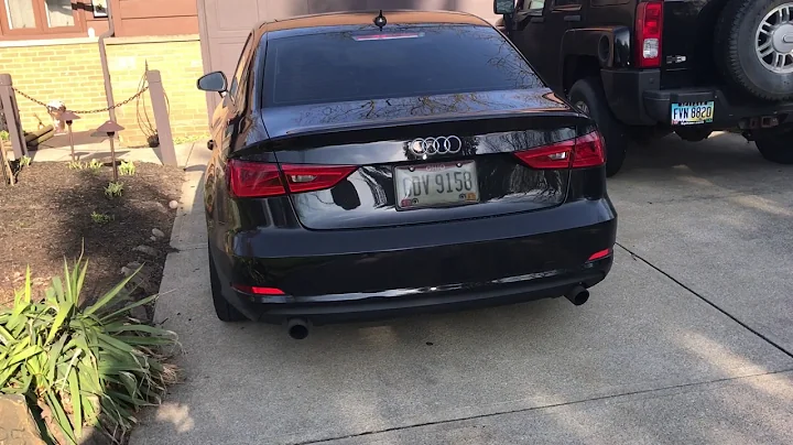 Audi A3 8v cts downpipe & resonator delete