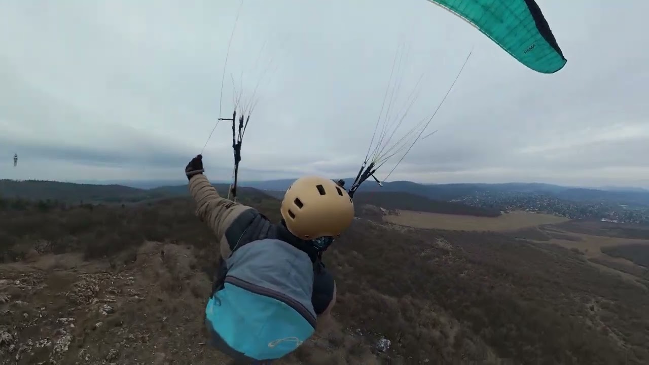 DJI Osmo 360 cam test on a winter flight @ Újlaki-hegy 21/02/2026