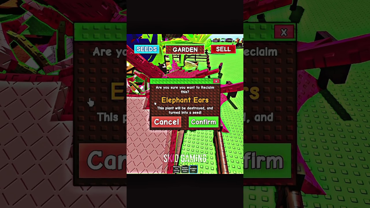 Tree Reclaimer tool in Grow a Garden💀