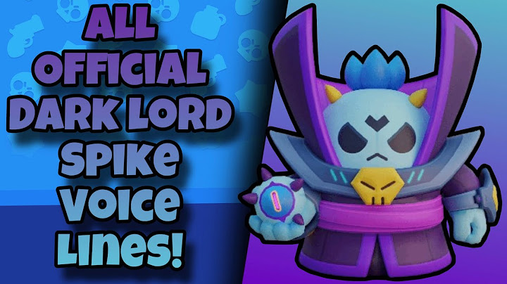 Dark Lord Spike Voice Lines | Brawl Stars