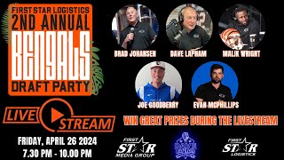 First Star Logistics 2nd Annual Bengals Draft Party Livestream 4/26/24 7:30 PM