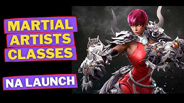 LOST ARK ~ All Martial Artists Classes Preview ~ NA Launch