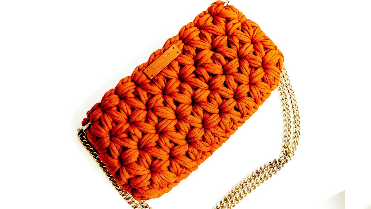 BOLSA ESTILO BAG DE CROCHÊ COM FIO DE MALHA | PONTO JASMIM | INICIANTE CONSEGUE FAZER!