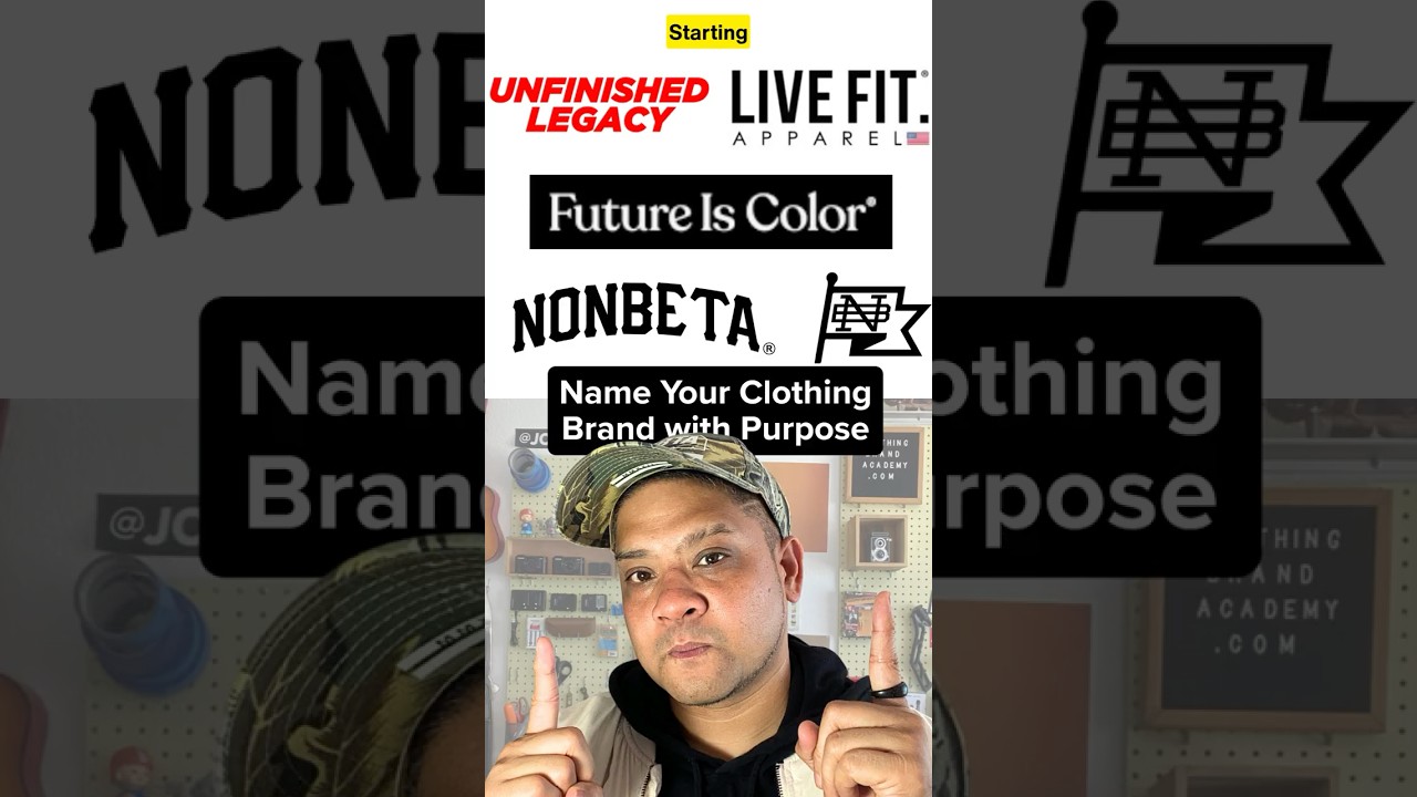 Name Your Clothing Brand with Purpose