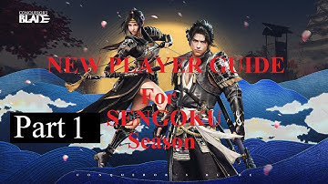 New Player Guide part 1 - Character creation