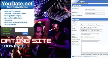 YouDate.net | Free Dating Online | To Sign Up