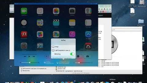 how to make sure airserver shows ipad on the mac