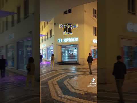 Portugal Faro Beautiful Nightview