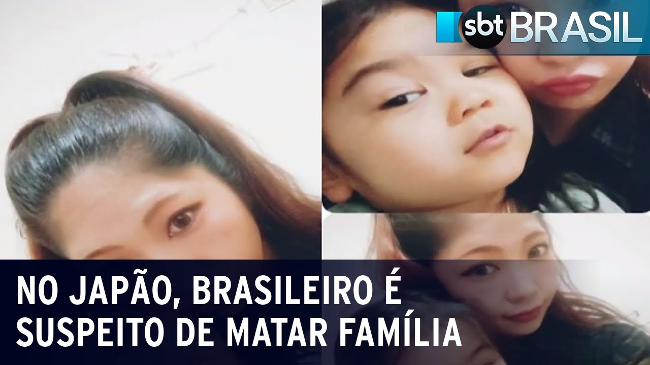 Japão: polícia procura brasileiro suspeito de ter matado esposa e a filha | SBT Brasil (26/08/22)