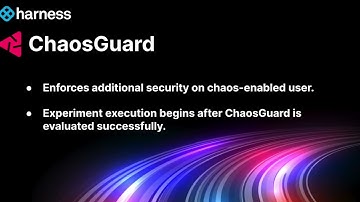 Harness Chaos Engineering- ChaosGuard