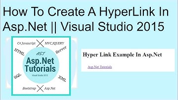How to create hyperlink in asp.net || visual studio 2015