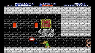 Zelda II - The Adventure of Link Game Genie (Nintendo)