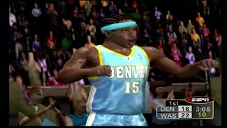 ESPN NBA 2K5 Wizards vs Nuggets