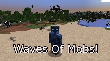 Minecraft, But Every 30 Seconds a Wave of Mobs Spawn