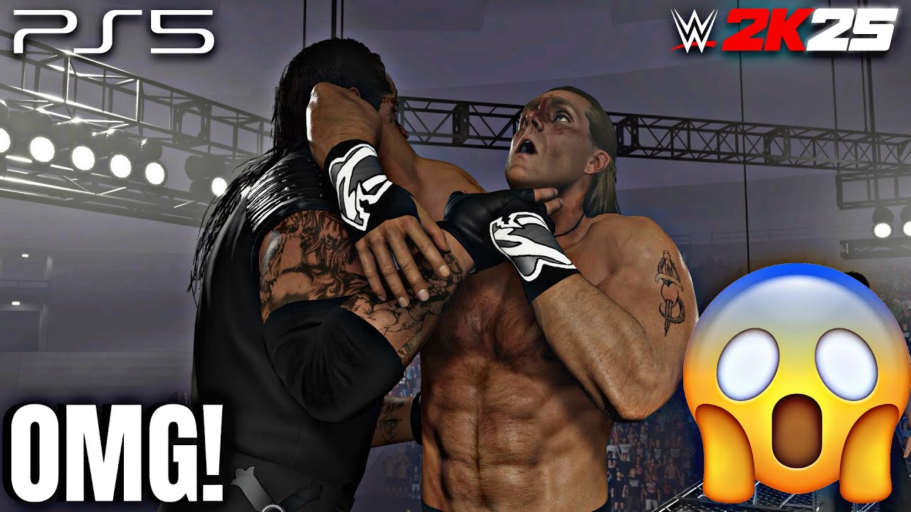 WWE 2K25 - The Undertaker vs Shawn Michaels Hell in A Cell Match at Bad Blood 1997 | PS5