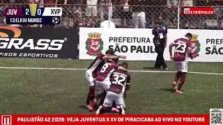 Gols | Juventus 3 x 0 XV de Piracicaba | Campeonato Paulista A2
