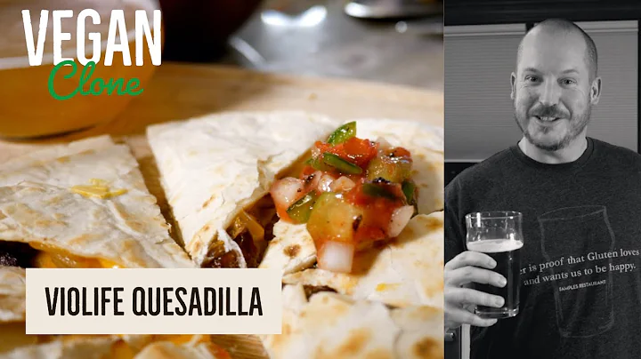 Vegan Quesadilla with Violife Vegan Cheddar- Vegan Clone