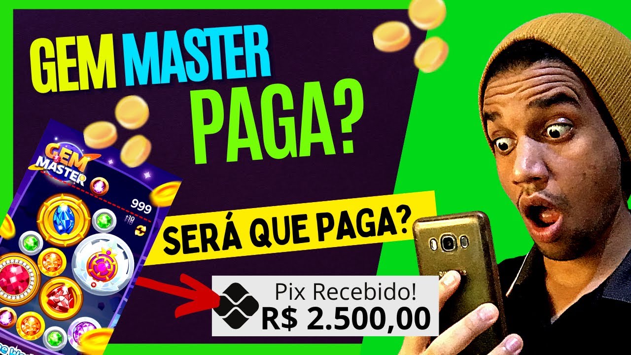 GEM MASTER PAGA MESMO? GEM MASTER E CONFIAVEL E GOLPE? JOGO QUE GANHA DINHEIRO DE VERDADE