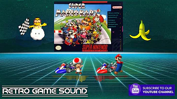 Super Mario Kart (SNES - 1992) "Vanilla Lake" Soundtrack HQ