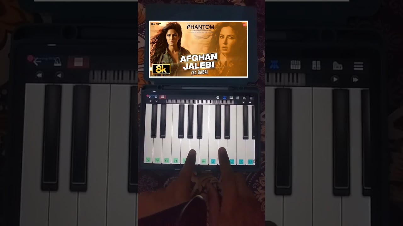 Afghan Jalebi Tune Piano Tutorial Very easy 🎹 #piano #pianotutorial #pianocover #ytshorts #viral