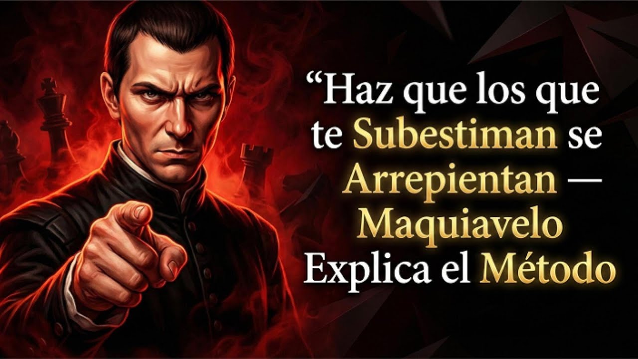 Haz que los que te Subestiman se Arrepientan — Maquiavelo Explica el Método | Niccolo Machiavelli