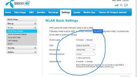 How to change Wifi password of Telenor 4g WIFI