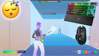 Apex Pro TKL &amp; 240fps ASMR Chill 🤩 Piece Control 1v1🏆Satisfying Keyboard Fortnite